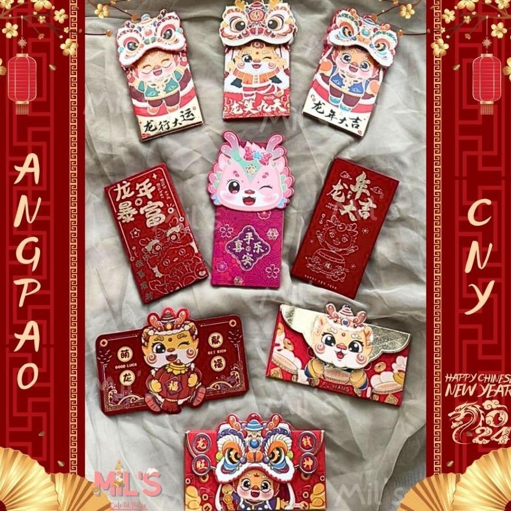 

Terlaris [ Cute Mil'S ] Angpao Imlek Premium Tahun Naga 2024 Angpau Cny Angpao Dompet Lipat Hongbao Chinesse New Year Of The Dragon 2024 Sale