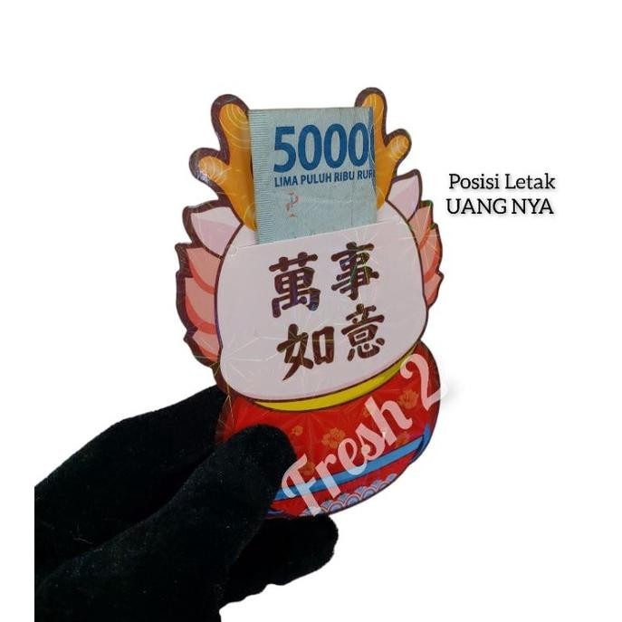 

Flash Sale Angpao Imlek Motif Boneka Naga Hologram / Angpao Imlek Terbaru 2024 Diskom
