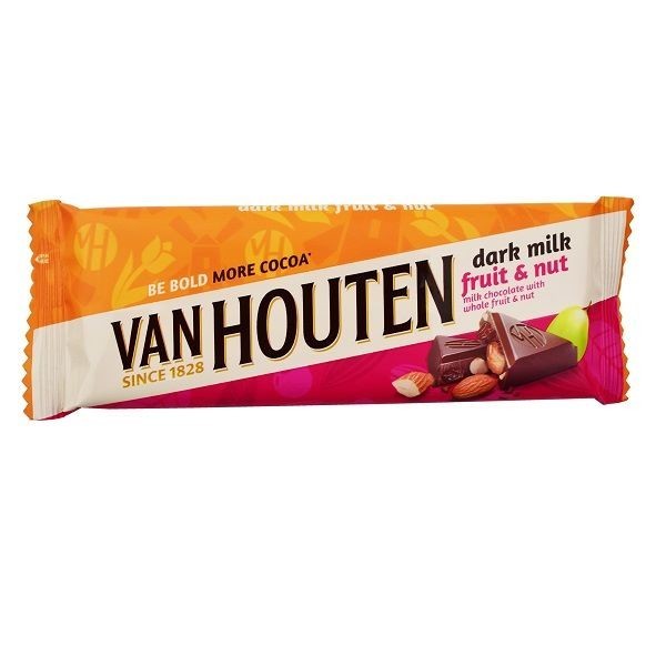 

VAN HOUTEN COKLAT FRUIT & NUT 40 GR