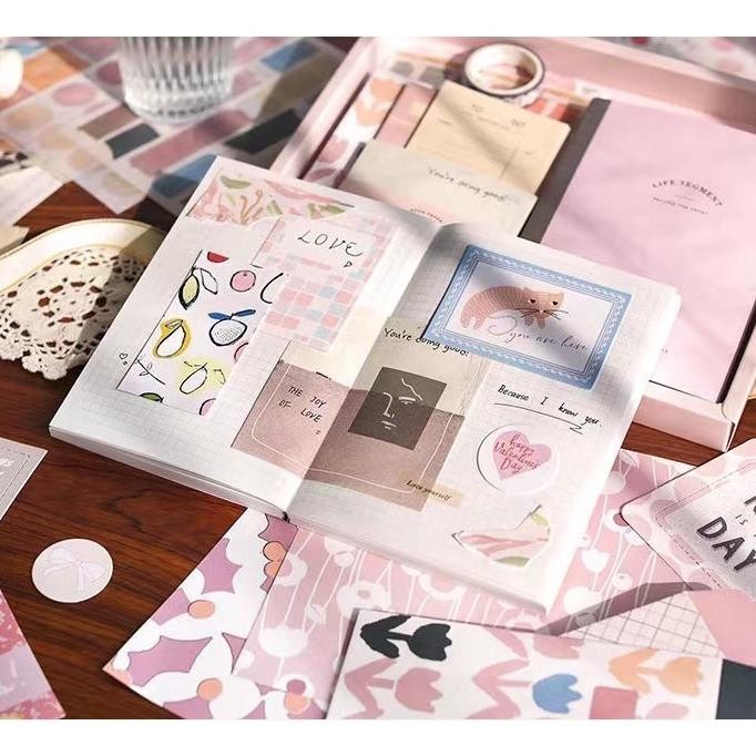 

Journal Kit Set Gift Box / Paket Set Agenda / Notebook lucu/diary lucu / Buku Tulis Catatan K