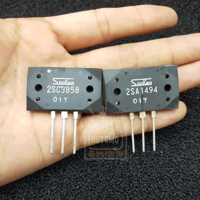 TRANSISTOR FINAL SANKEN ORIGINAL 2SC3858 2SA1494 01Y TR SANKEN ORI