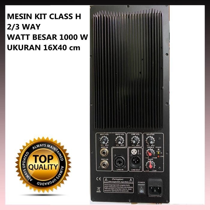 POWER MESIN KIT SPEAKER MODEL HUPER CLASS H 2/3WAY 16X40 WATT BESAR