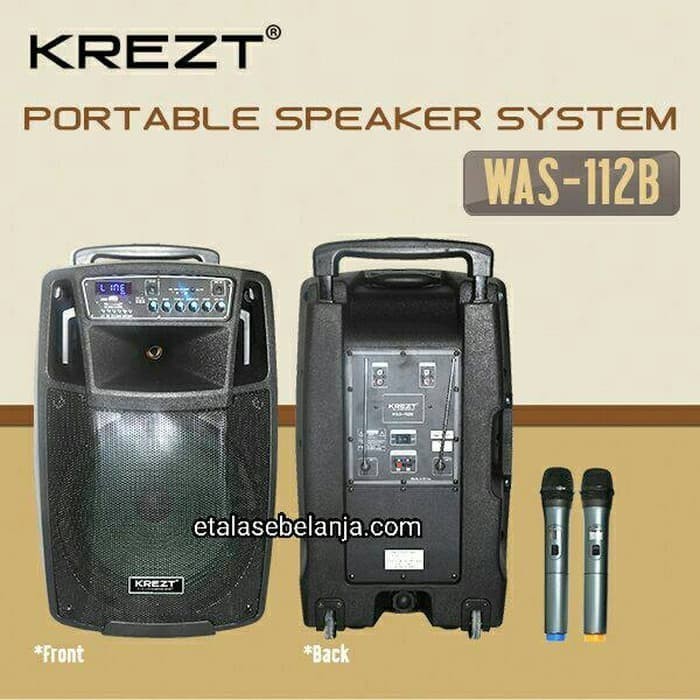 KREZT WAS-112B - PORTABLE SOUND SYSTEM