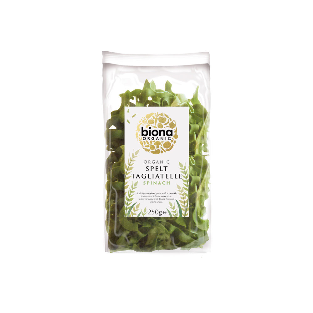 

Biona Organic Spelt Tagliatelle Rolled Spinach 250 g