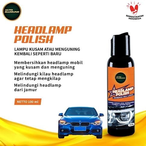 PEMBERSIH LAMPU HEADLAMP MIKA LAMPU MOBIL KUSAM PEMBERSIH KACA KUNING