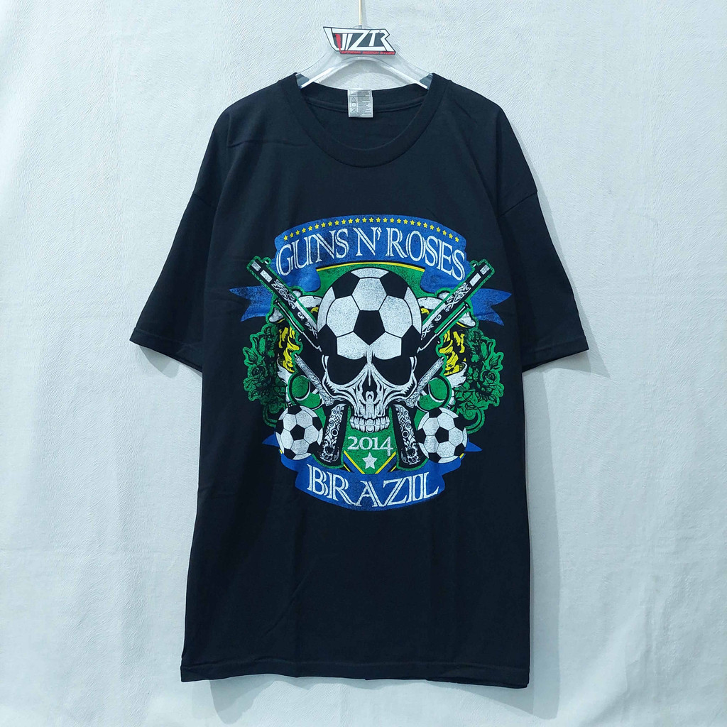 T Shirt Band Official GUNS N ROSES - BRAZIL 2014 Original