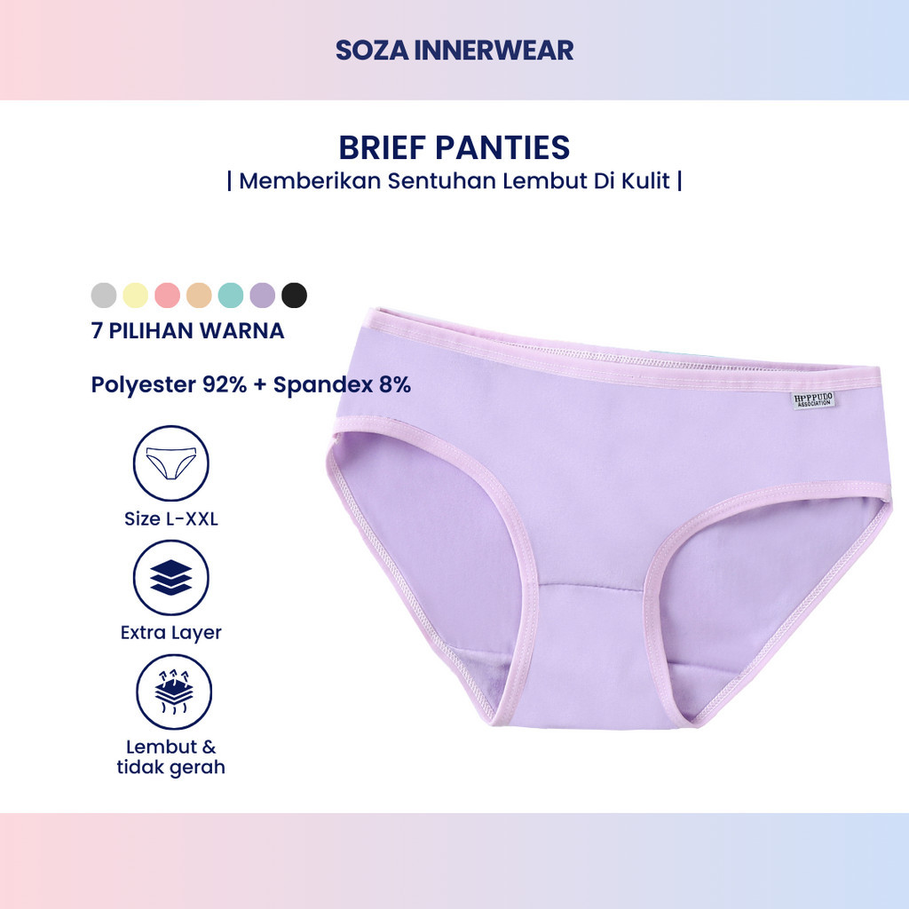 Celana Dalam Wanita A001 Bahan Lembut Halus Anti Bakteri Dan Jamur ada Extra Kain Bawahan Miss V Tal