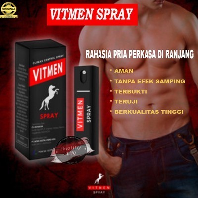 VITMEN SPRAY ASLI ORIGINAL HERBAL TAHAN LAMA THE BEST SELLER 