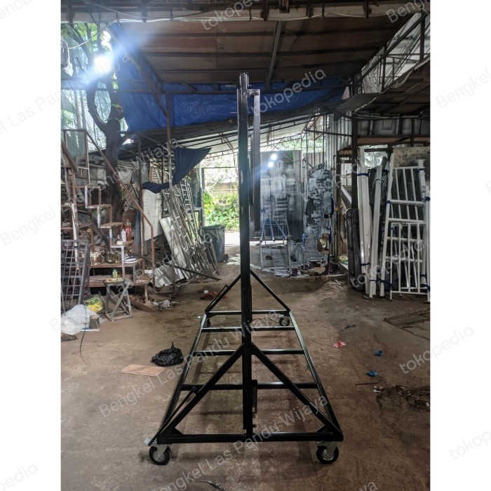 Meja Konveksi / Potong Kain / Bahan el Lipat Dengan Catokan