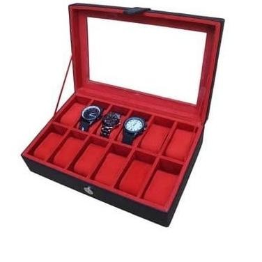 Kotak Jam Tangan isi 12 / Tempat Jam Tangan box jam