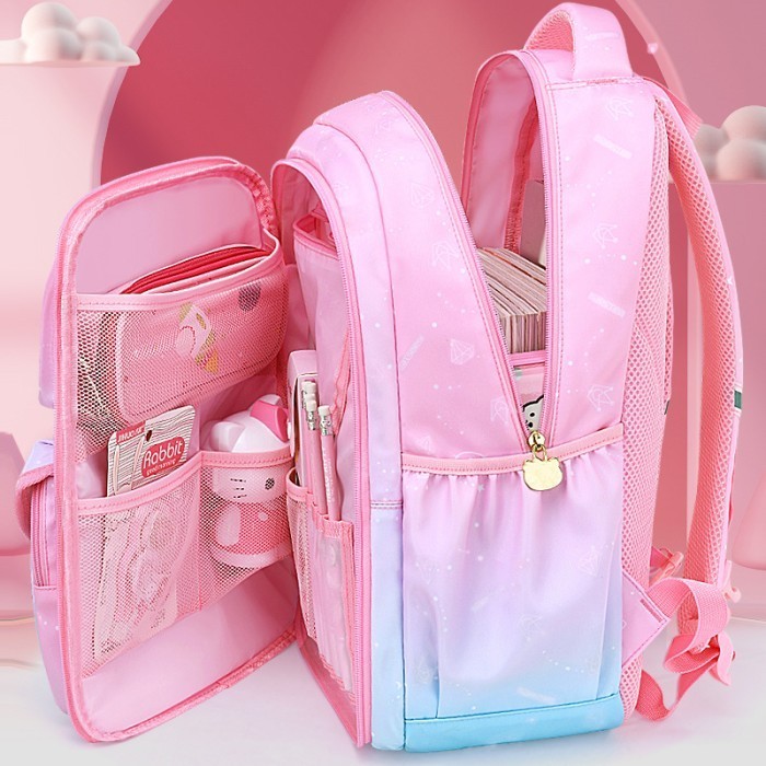 Tas sekolah anak perempuan tas SD Kelas 3-6 school bag kid ransel