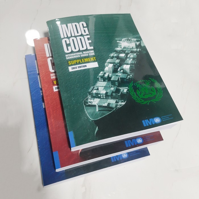 

Buku Maritim IMDG Code E 2022, 1 Set 3 buku Vol.1, Vol.2, & Supplement -fo2