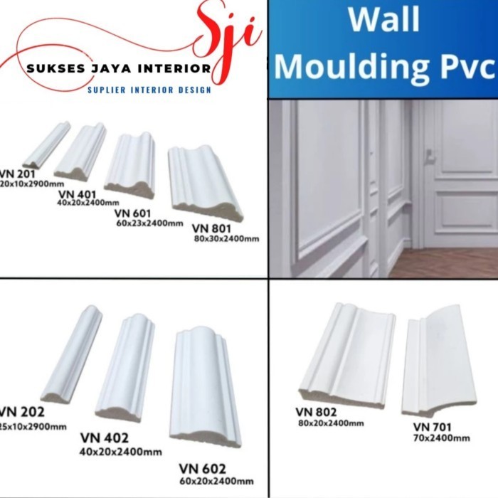 Sale List Dinding Wall Moulding Pvc Termurah