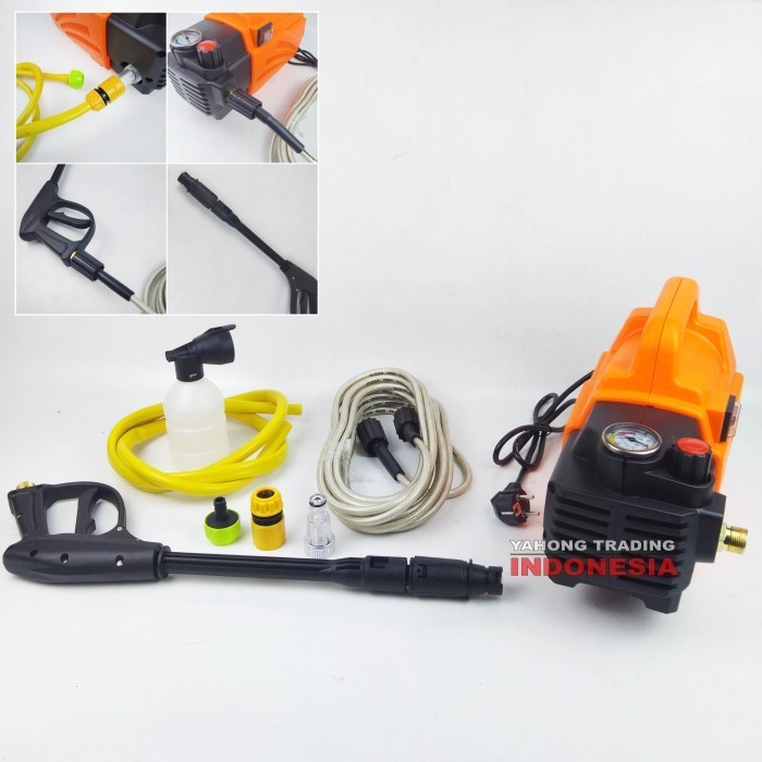 Woirx Jet Cleaner 120 Bar High Pressure Mesin Semprot Cuci Motor Mobil