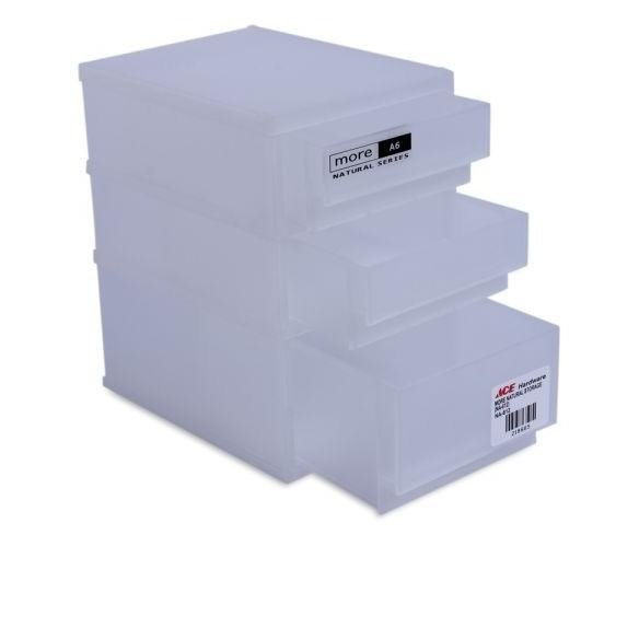 Laci Penyimpanan Kecil | Clover Kotak Penyimpanan 3 Laci