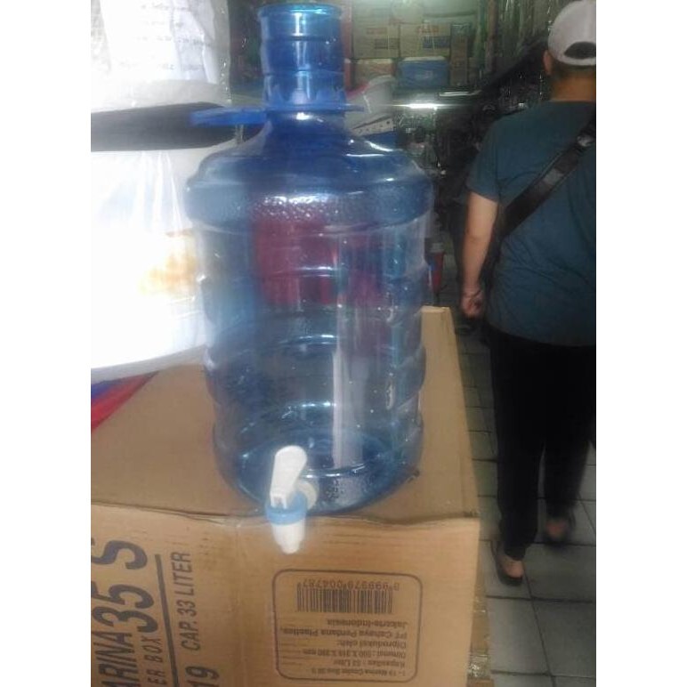 GALON AIR/ DISPENSER AIR 5 LITER DENGAN KRAN (GOJEK ONLY) | IRRITELLY