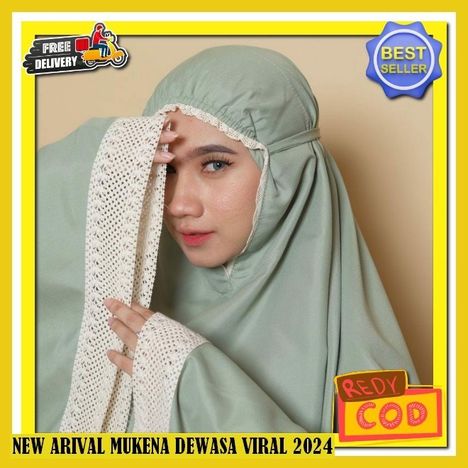 Mukenah Traveling Mini Pouch Murah Mokennah Hari Raya Mokenah Motip Aestetik Mekenah Terbaru Import 