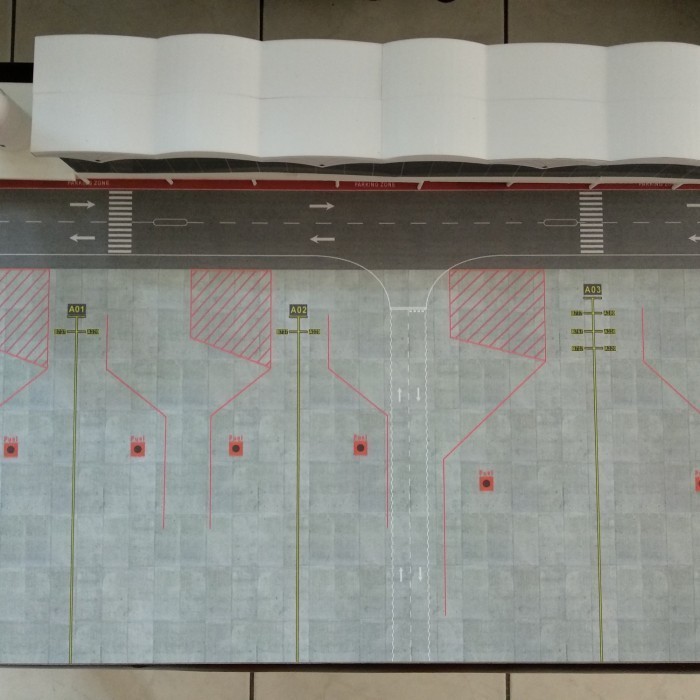 Miniatur Terminal Bandara + Garbarata skala 1:400