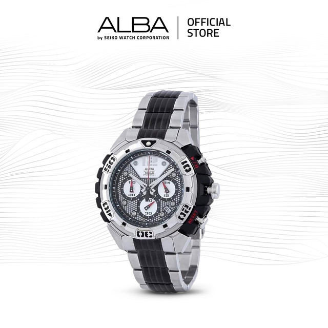 Jam Tangan Pria Alba ACTIVE Quartz Stainless Steel AU2013 Original