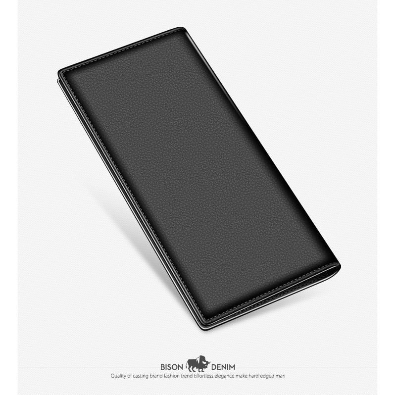 NEW LAUNCHING TERMURAH CELANA JEANS Bison Denim-Dompet Panjang Pria Kulit sapi Asli (BISON