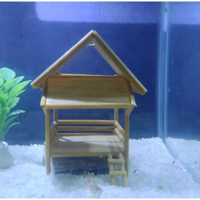 Saung Gubuk Rumah Hiasan Aquascape
