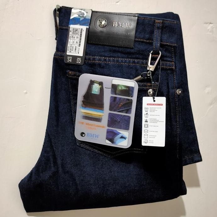 NEW LAUNCHING TERMURAH CELANA JEANS Celana jeans merk BMW Original bahan soft jeans garment
