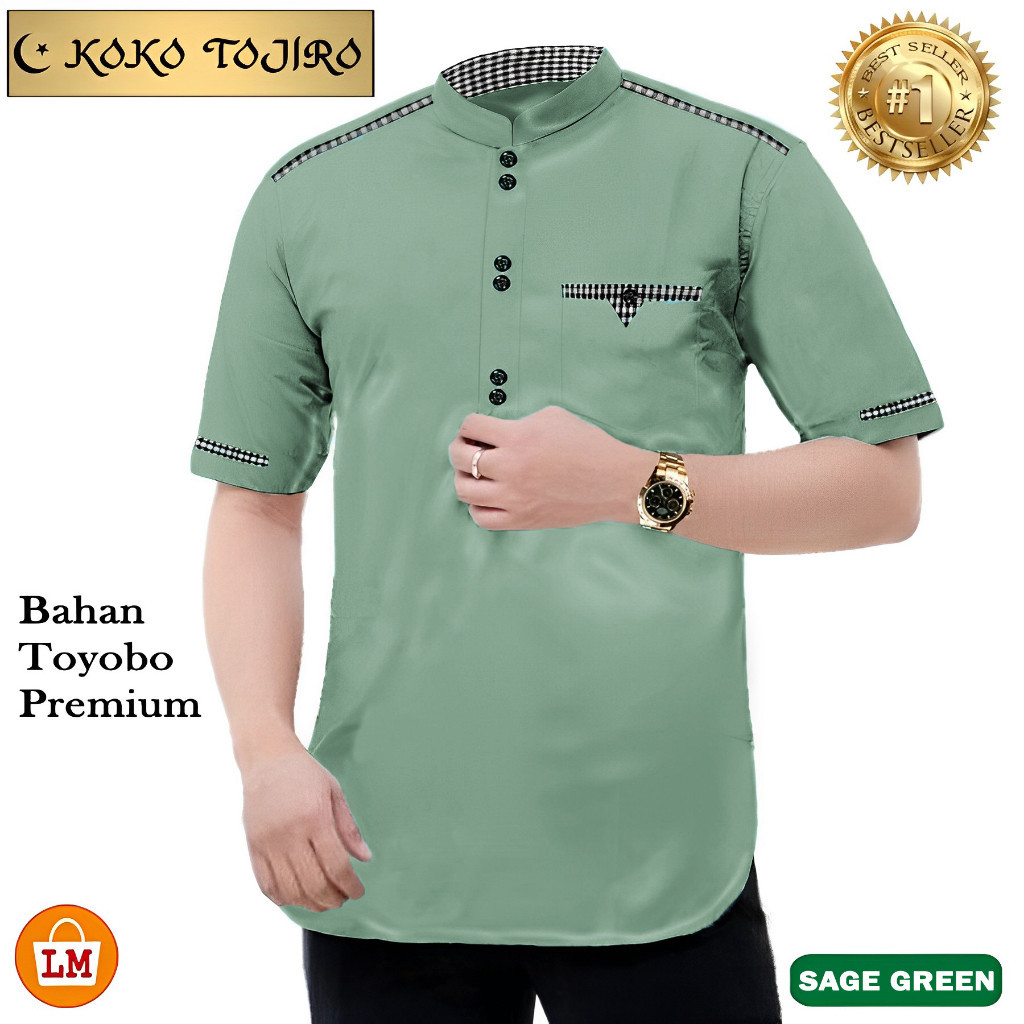 Kemeja Muslim Remaja Baju Koko Pria Lengan Pendek Jumbo Baju Koko Model Lengan Panjang Koko Pria Dew
