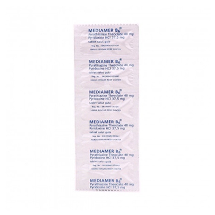 MEDIAMER B6 1 STRIP ISI 10 TABLET / ANTI MUAL