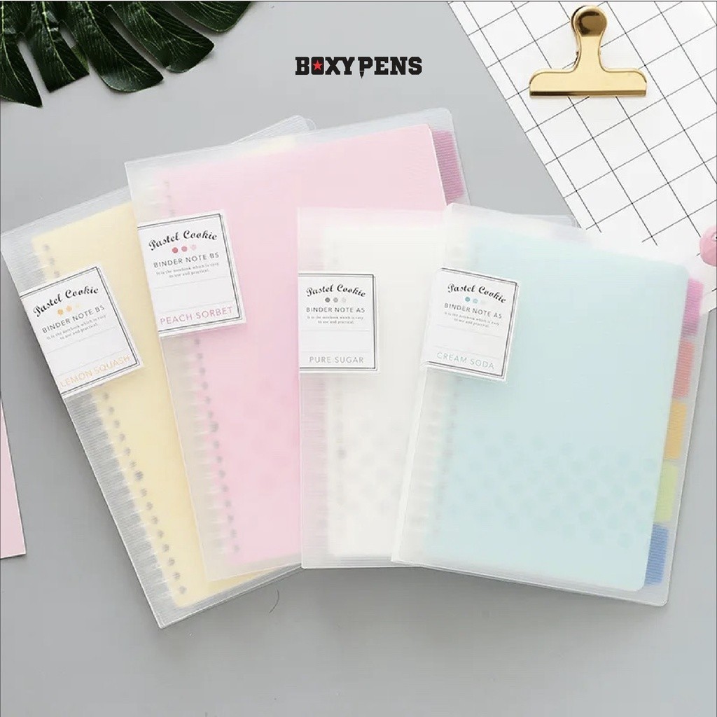 

Kokuyo Pastel Cookie Light Colour Binder