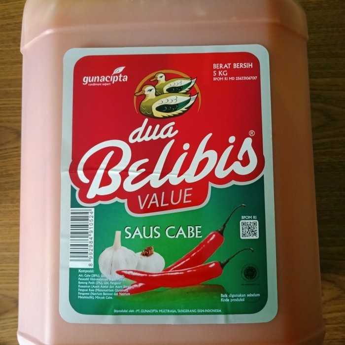 dua belibis saos sambal 5 kg