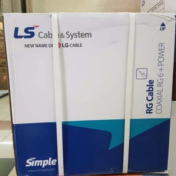 LS COAXIAL CABLE RG6 / RG 6 + POWER / KABEL CCTV