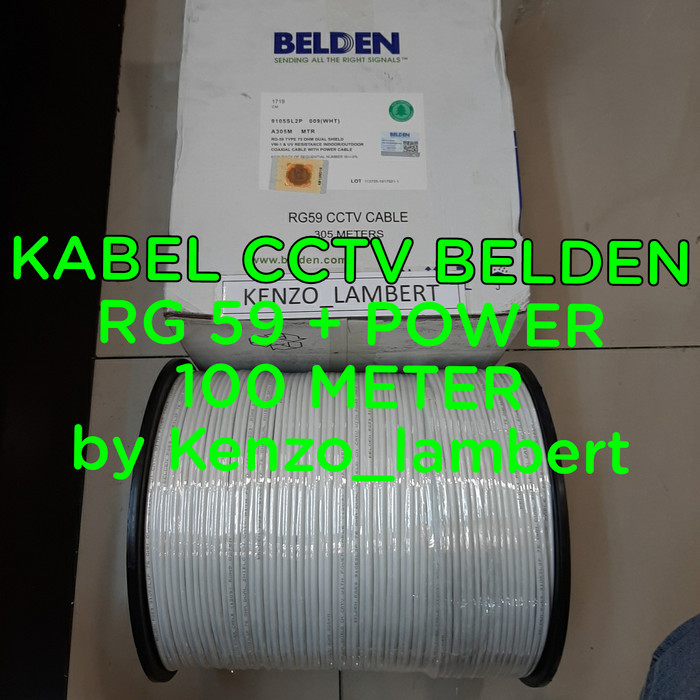 KABEL CCTV RG59 BELDEN 100METER / BELDEN CCTV / RG 59