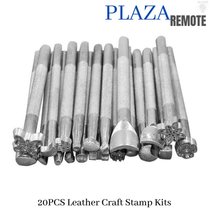 

20Pcs Leather Craft Stamp Kits Craft Diy Leather Tools Leather Working