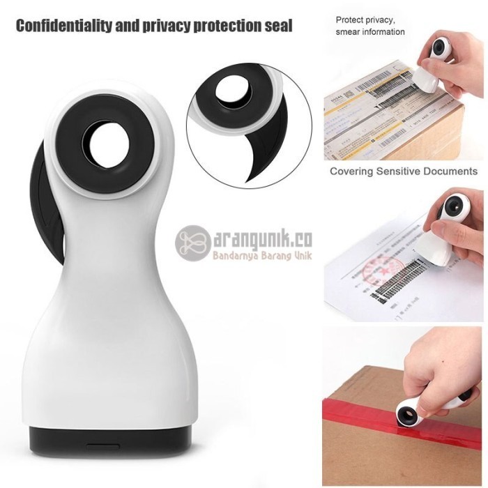 

Stamp Roller Pelindung Data Privacy Dengan Ujung Pembuka Paket