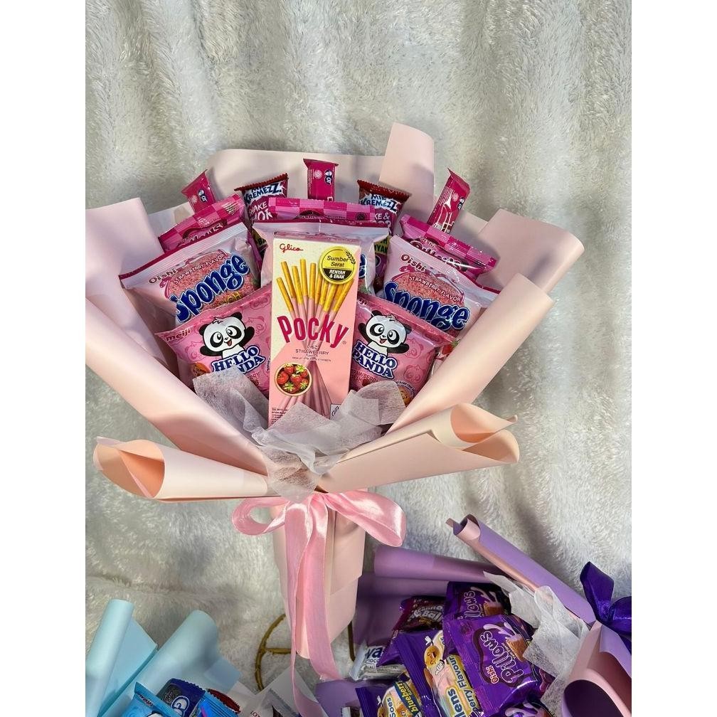 

{VALENTINE} (Ready Stock) FREE PACKING Bouquet / Buket snack makanan ringan untuk Wisuda / Hari Ibu / Ulang Tahun / Hadiah / Anniversary / Valentine / Hari Guru TERLARIS