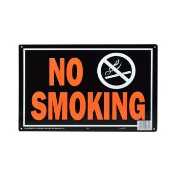 

Sign Board No Smoking Aluminium 25X35 Cm Best