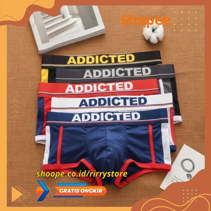 BOXER PRIA ADDICTED CELANA DALAM PRIA UNDERWEAR    / AD164 BOXER PRIA ADDICTED  CELANA DALAM PRIA UN