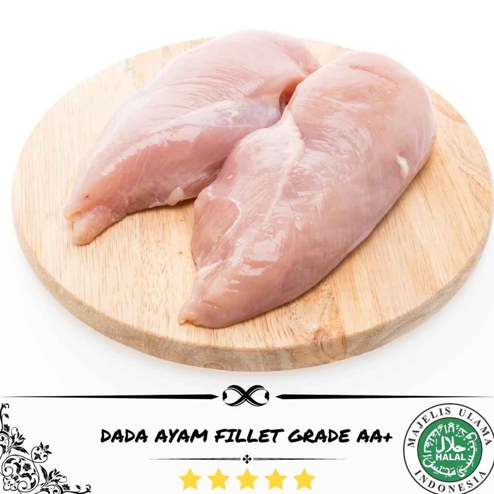 

Terbaru DADA AYAM FILLET GRADE AA+ 1 KG