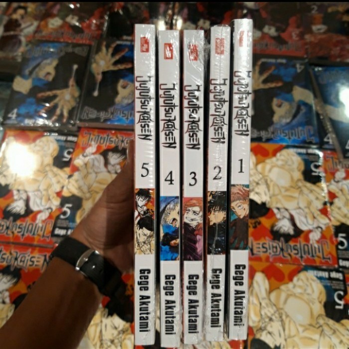 

Paket Hemat Komik Jujutsu Kaisen Vol 1-5