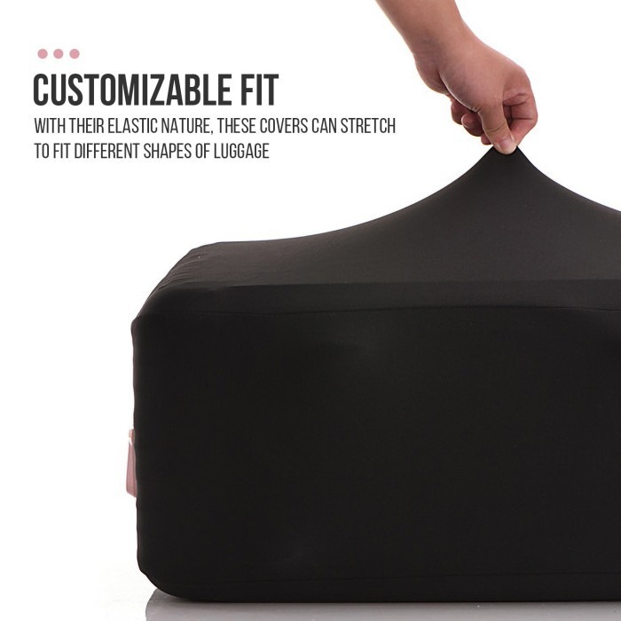 Roang Cover Kain Elastis Sarung Koper Logo Roang 20 Inch - 30 Inch