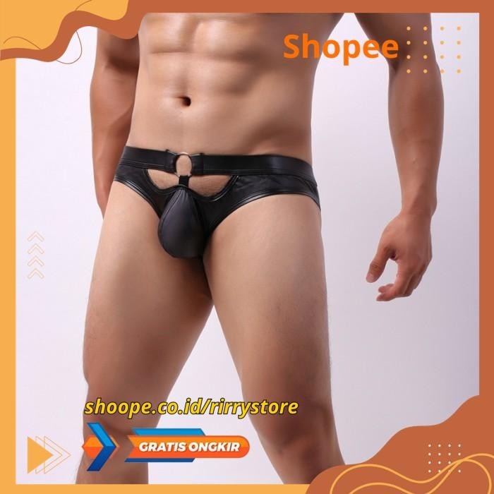 JOCKSTRAP PRIA KULIT SINTETIK LEATHER SYNTHETIC JOCKSTRAP    / JA430   G STRING PRIA / JOCKSTRAP SEX