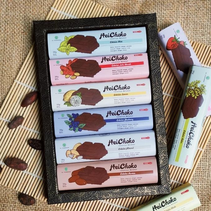 

PROMO MURAH Heichoko Coklat Bar Batang Set Box Frame