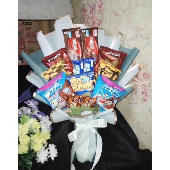 

PROMO MURAH Buket Snack/ buket coklat/buket valentine/ buket ulang tahun/hadiah/ kado