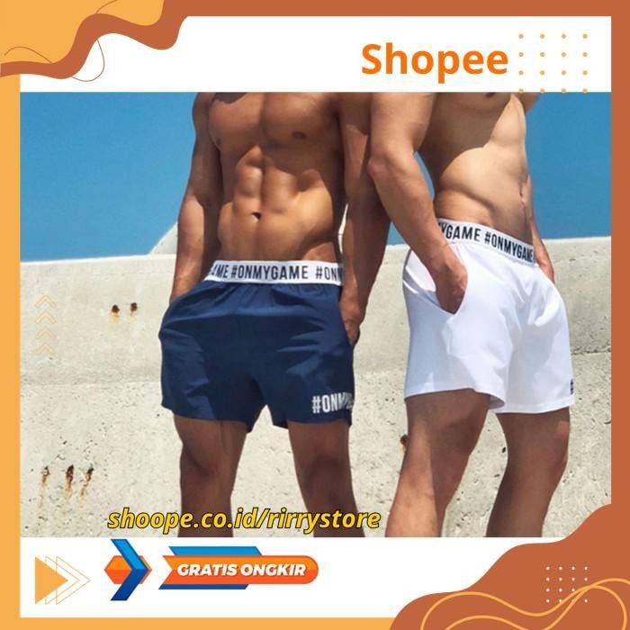 CELANA PENDEK OMG, ON MY GAME, CELANA GYM PRIA   / CELANA PENDEK OMG, ON MY GAME, CELANA GYM PRIA PO