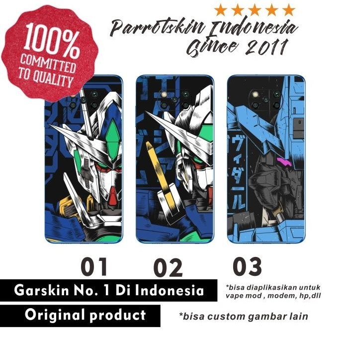 Garskin Skin Poco X3 NFC Poco F1 F2 Gundam face anti gores back case Spasi Case