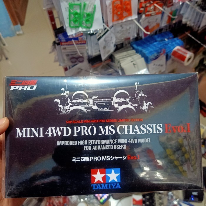 Ready Tamiya 95263 Mini 4WD Pro MS Chassis Evo.1 Chassis Ms Evo 1
