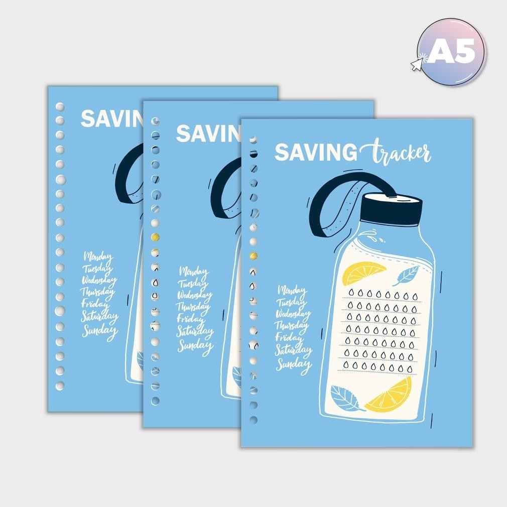 

Murmer Bukuqu Loose Leaf A5 - L227 Saving Tracker Kertas Binder