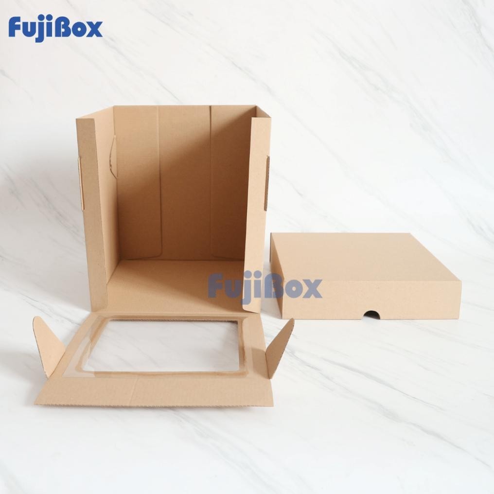 

Diskon Akhir Bulan ( 5 Pcs ) KOTAK BOX DUS KUE TART TINGGI 30 x 30 x 25