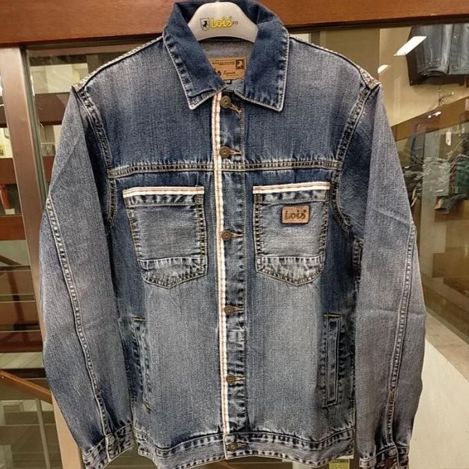 lois jeans original - jaket jeans pria - mjf135