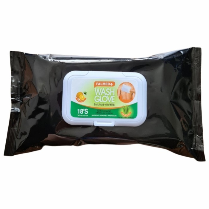 Falmed Wash Gloves 18S Lap Seka Kantung Seka